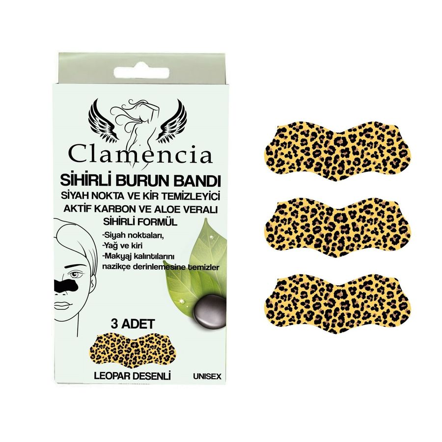 Nose Strip Leopard 3-Piece