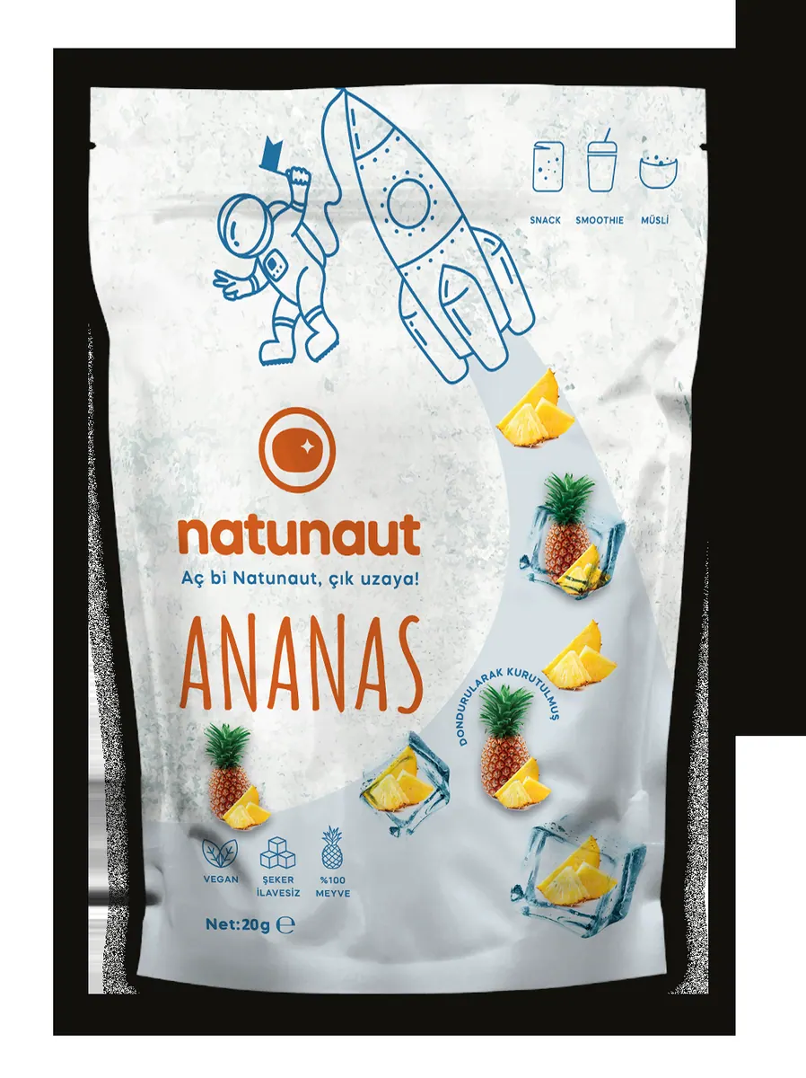 Freeze Dried Pineapple Natunaut