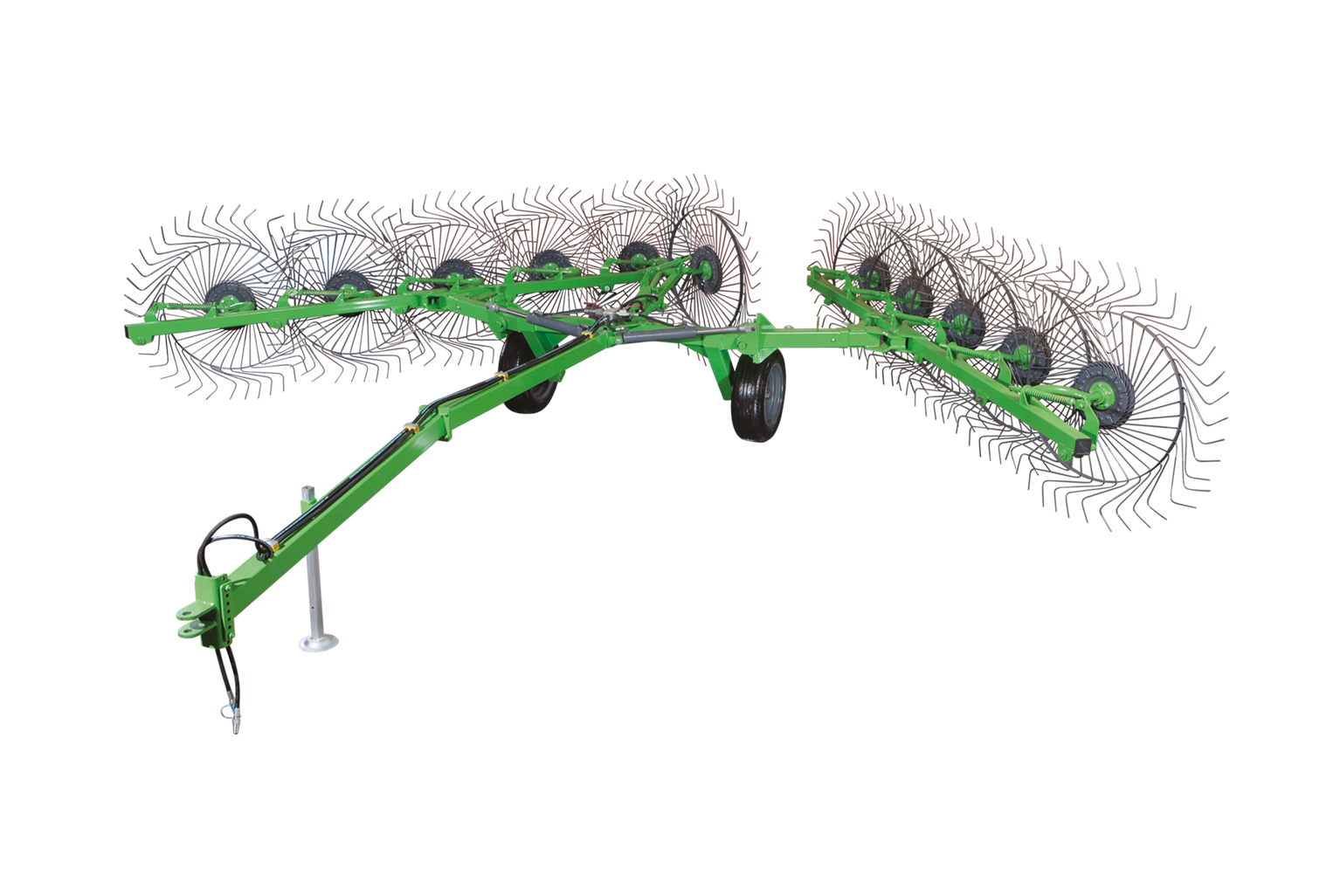 STH 10 Trailed V-Shaped Straw Rake - Surmak Agricultural Machinery