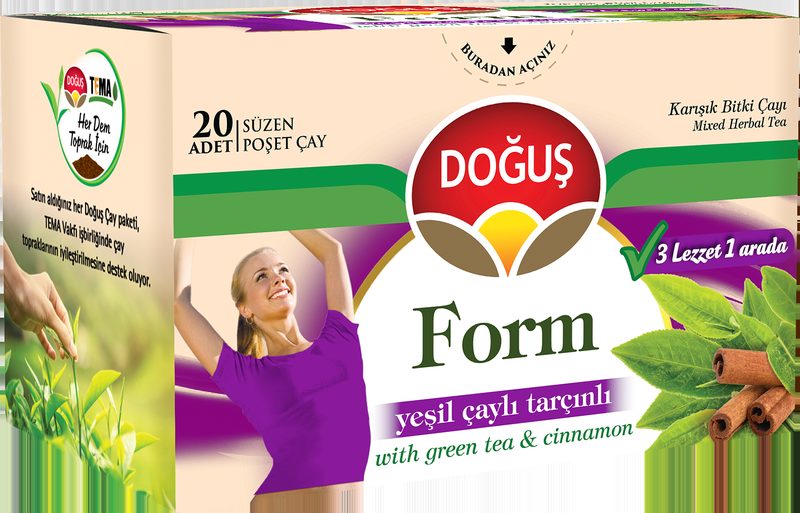 شاي أخضر بالقرفة Dogus Form