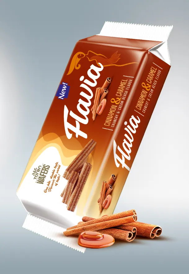 Flavia Cinnamon Cream with Caramelised Flavour Wafer