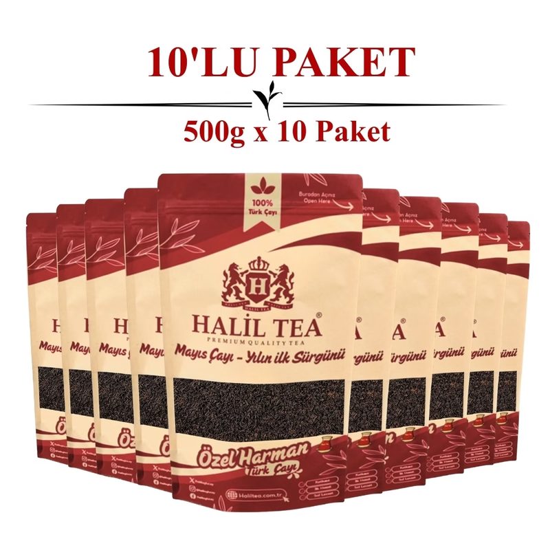 شاي مايو خلطة خاصة Halil Tea 500 غ × 10