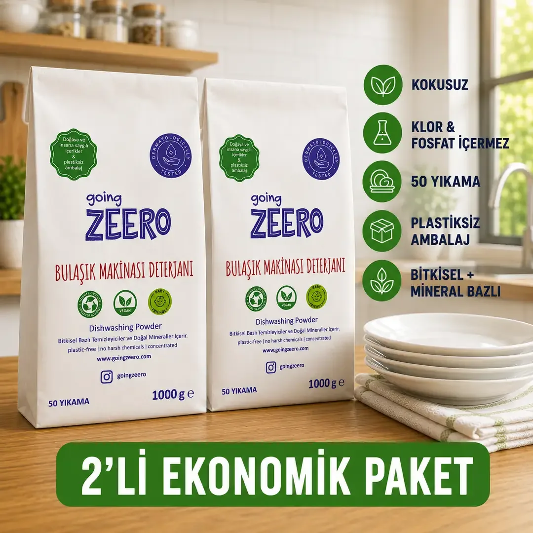 Natural dishwasher detergent 2-pack