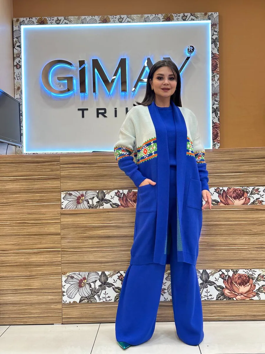 Gimay Triko three-piece knit set model 22055