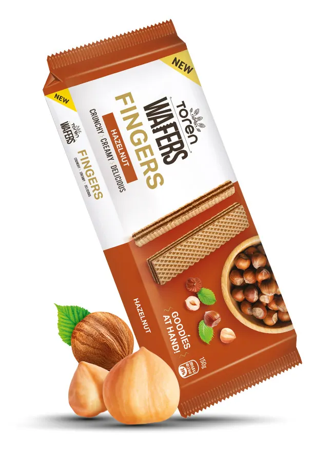 Fingers Hazelnut Cream Flavour Wafer