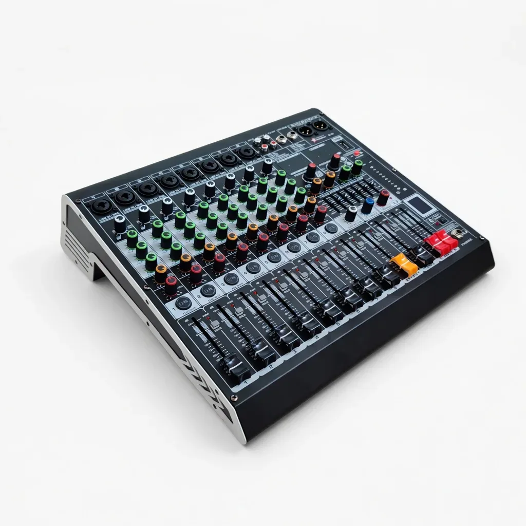 مازج صوت Deck Mixer من 8 قنوات و99 DSP