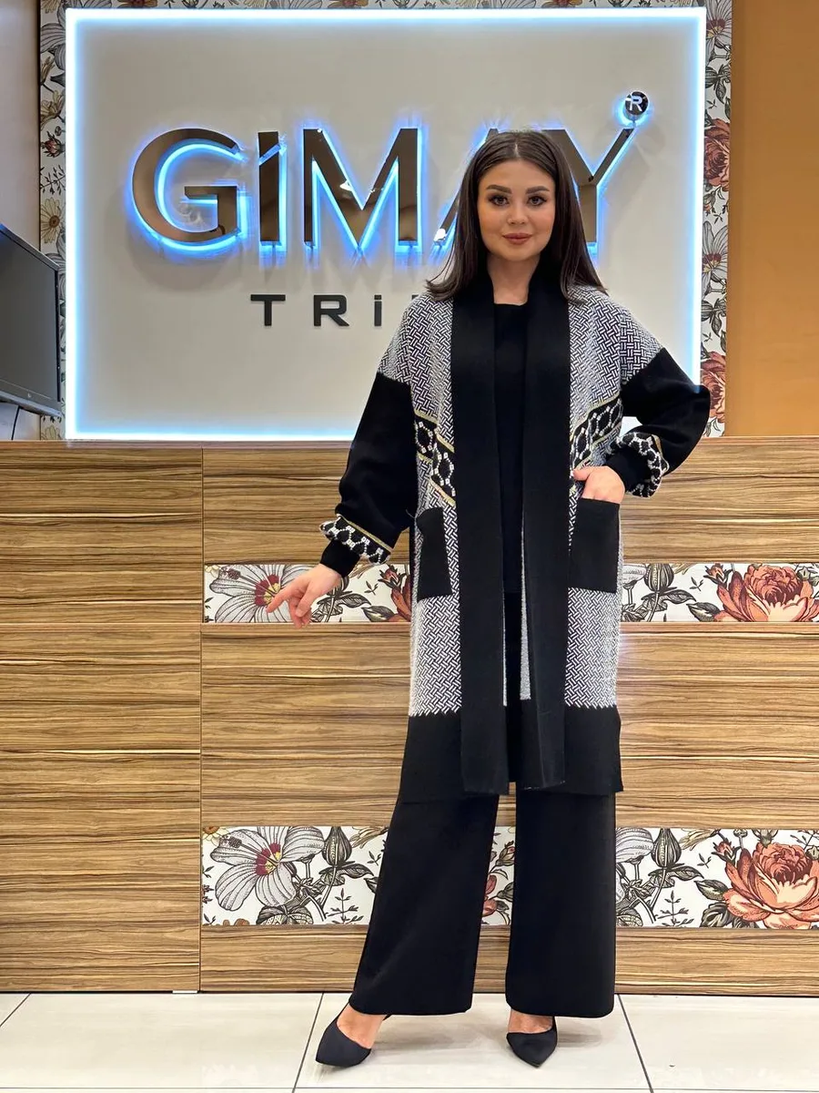 Gimay Triko three-piece knit set model 3308