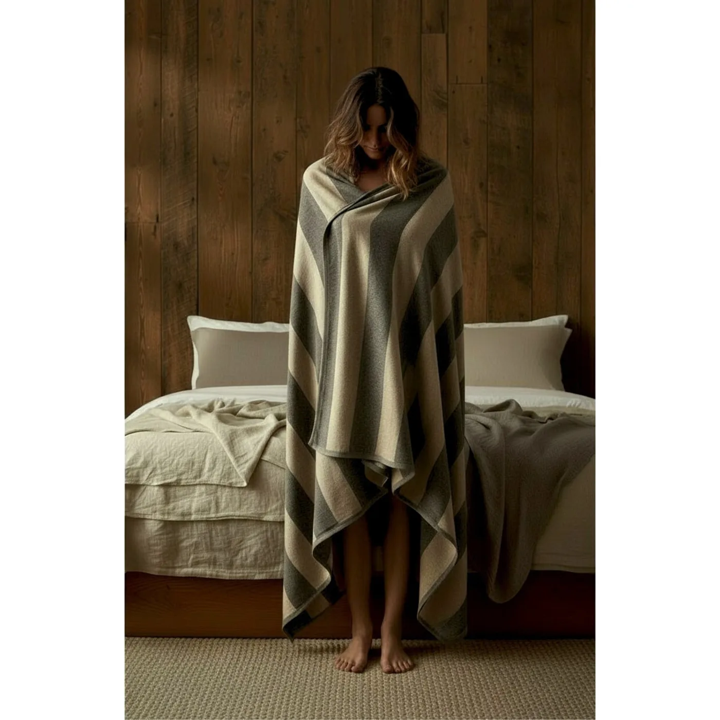 Habitat Linen Throw Blanket
