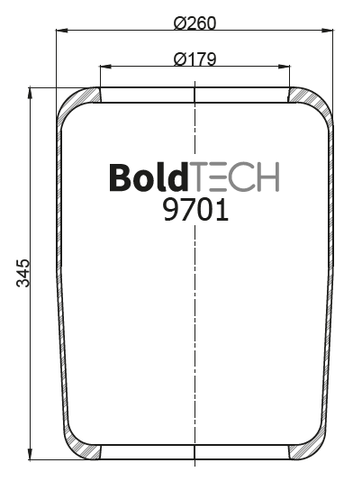 9701 R BoldTech Air Spring