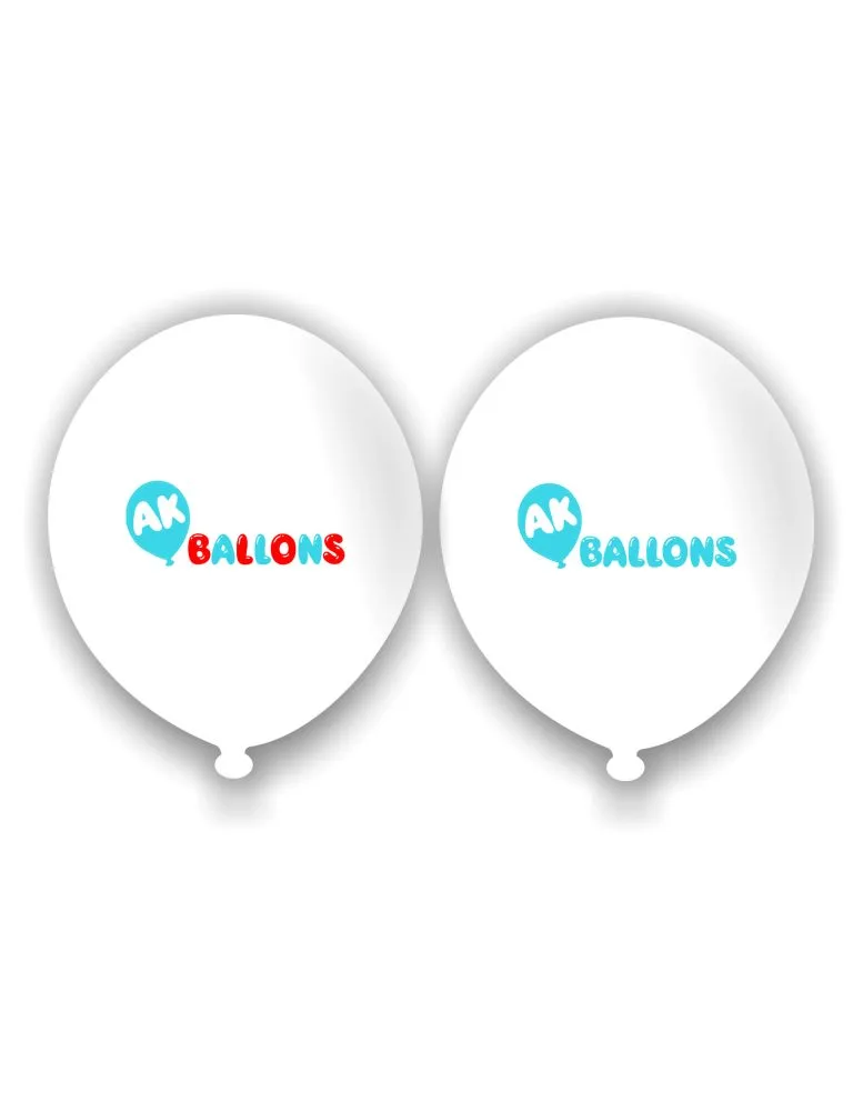 2+1 printed advertising balloon