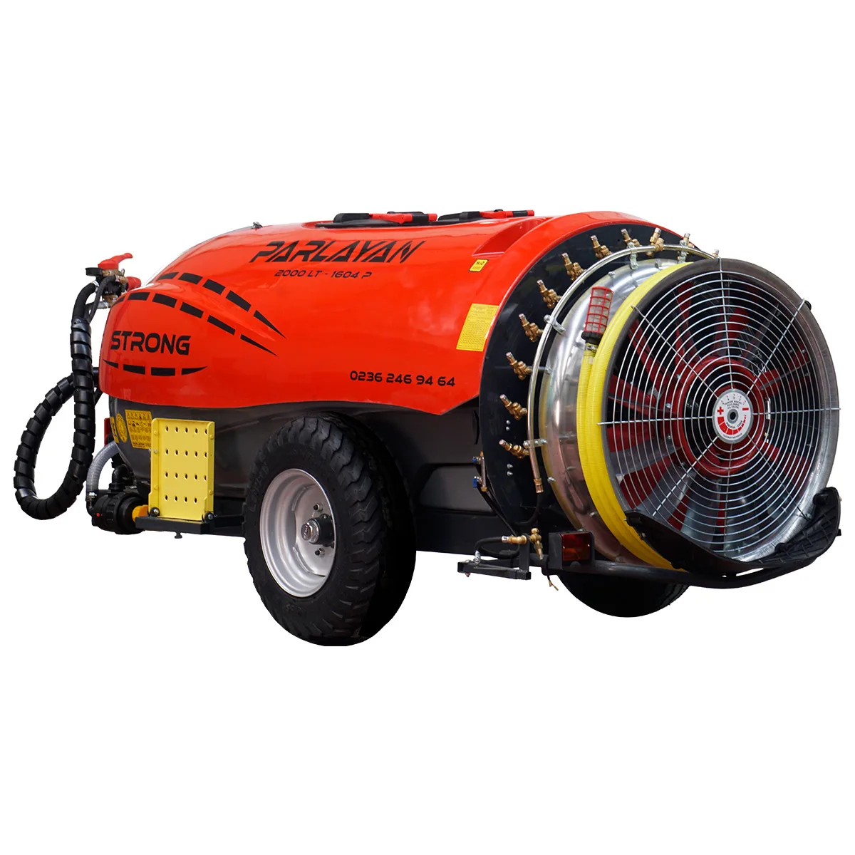 Trailed turbo atomizer sprayer 2000 LT