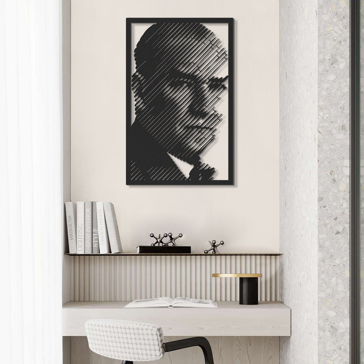 Ataturk metal wall art APT031