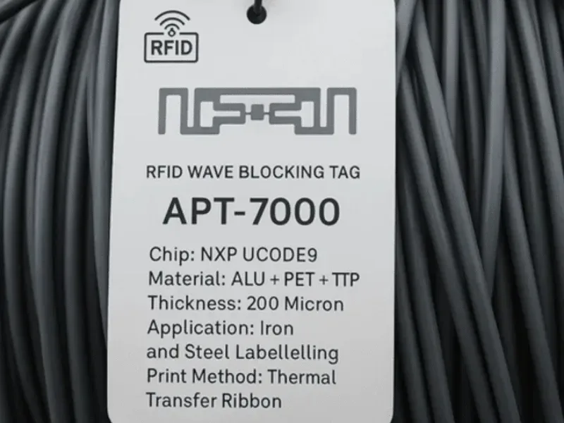 ملصق APT 7000 ALU + PET + TTP 200 WHITE LABEL