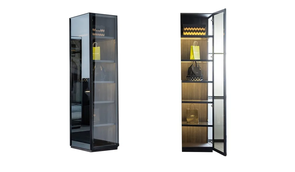 55 cm right glass wardrobe module Adessa