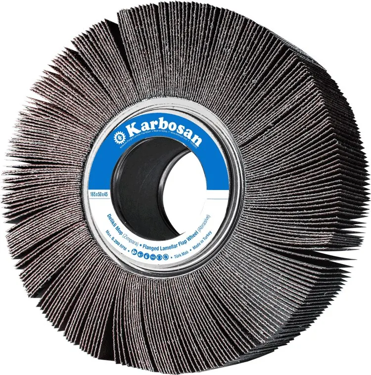 Flap Wheel With Flange -Abrasive Cloth
