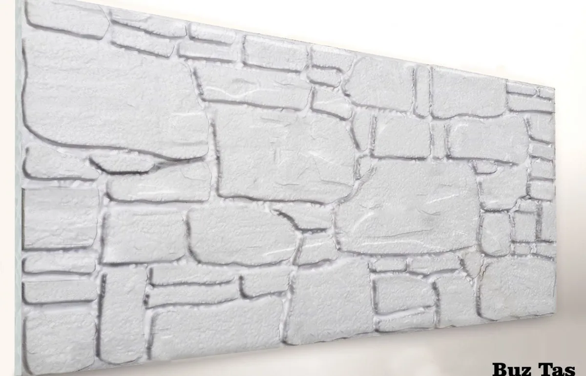 Interior injected EPS wall panel, Ice stone pattern no. 6