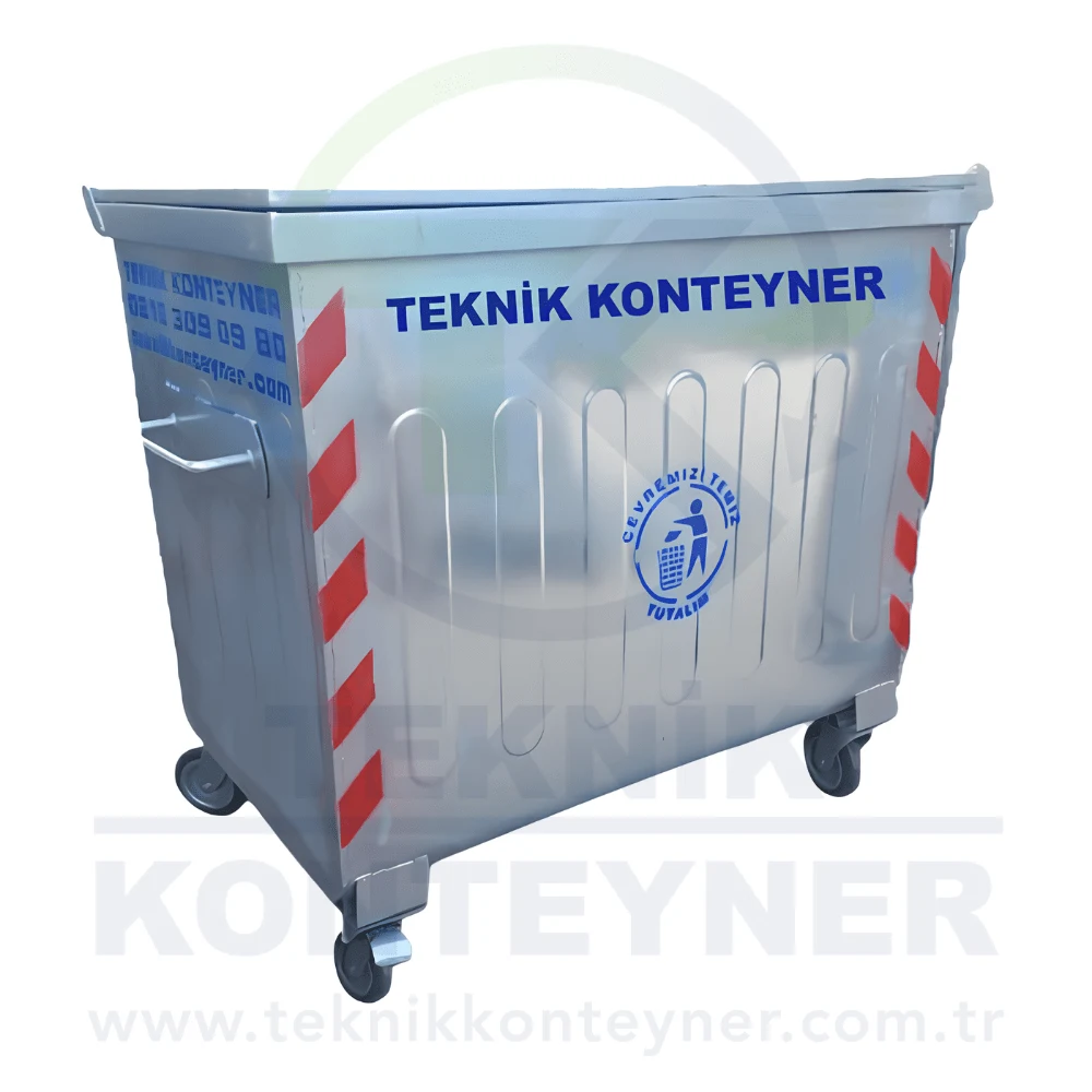 770 LT Metal Galvanized Waste Container