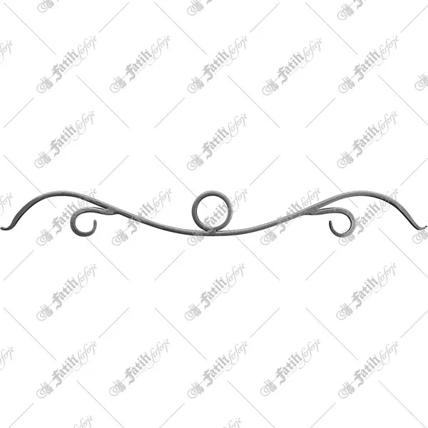 Decorative iron piece 168410-j
