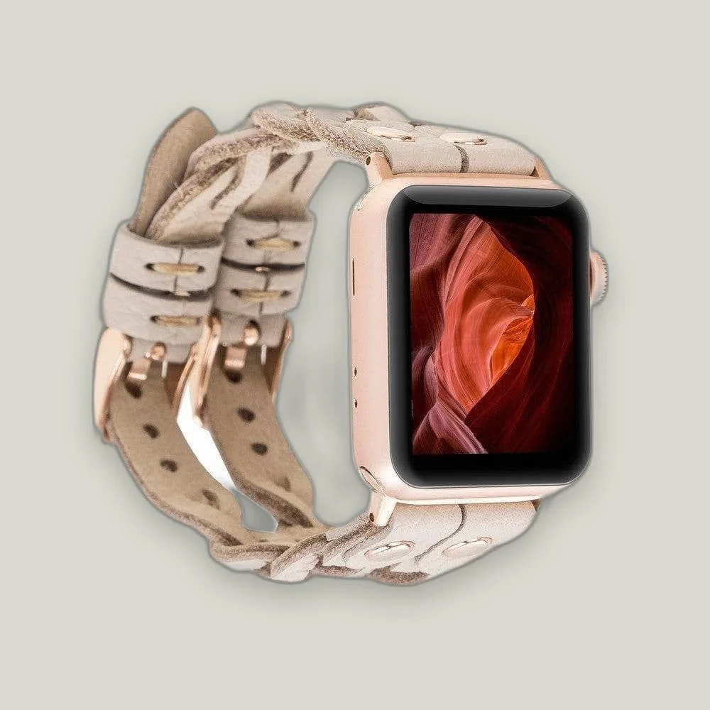 York leather Apple Watch strap