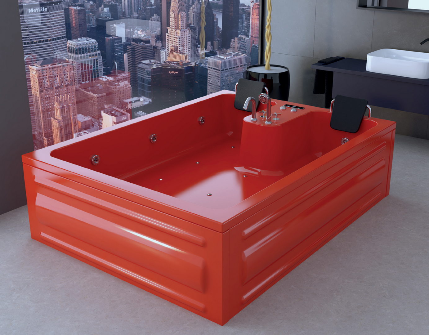 حوض استحمام زاوية Elite 150×200 cm