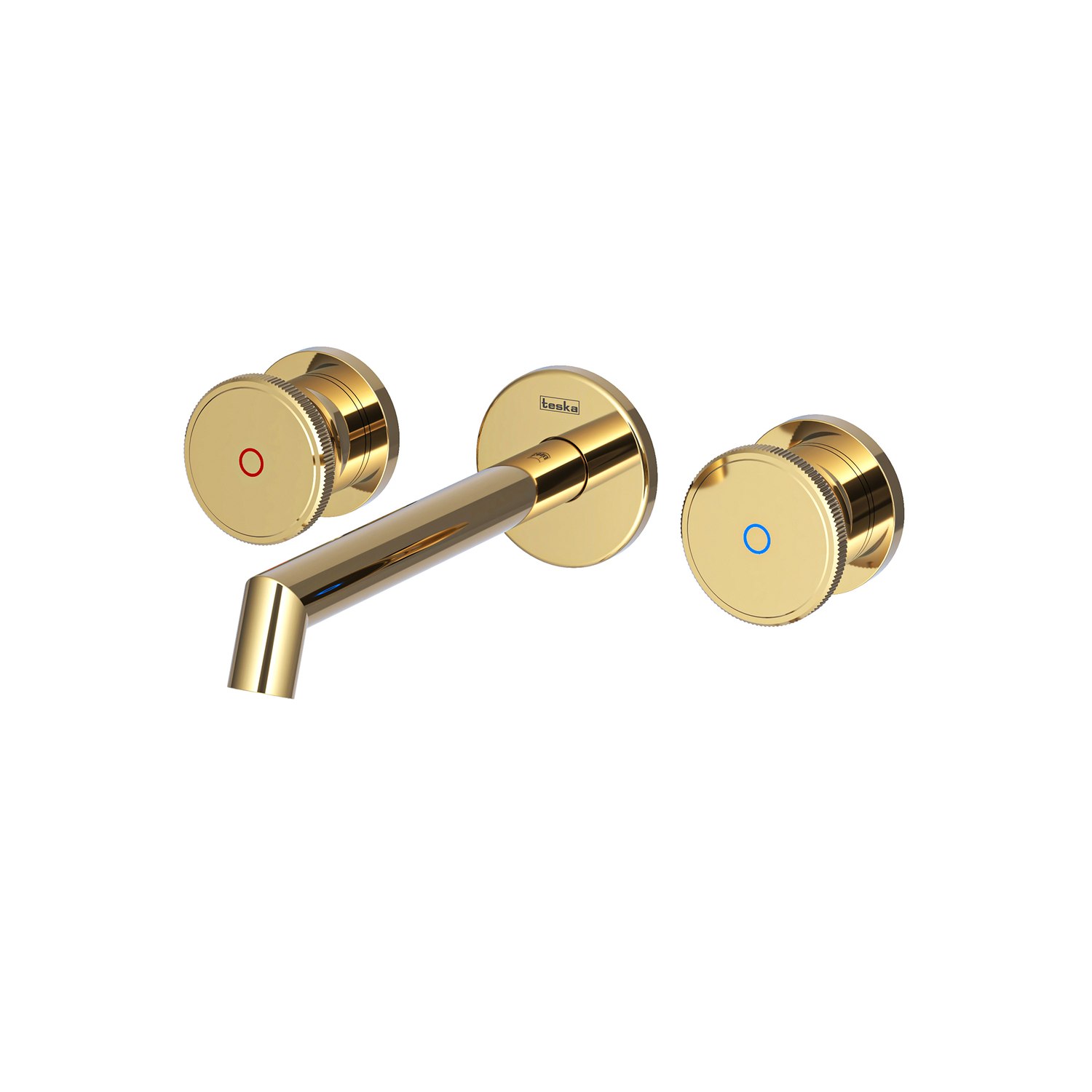 Grande Shine concealed basin mixer, gold (PVD)