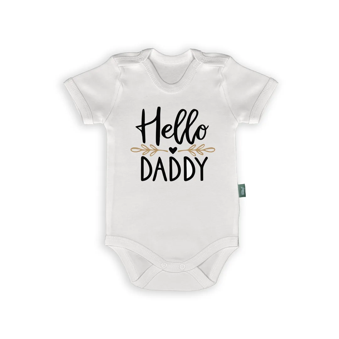Baby Bodysuit And Onesie Hello Daddy