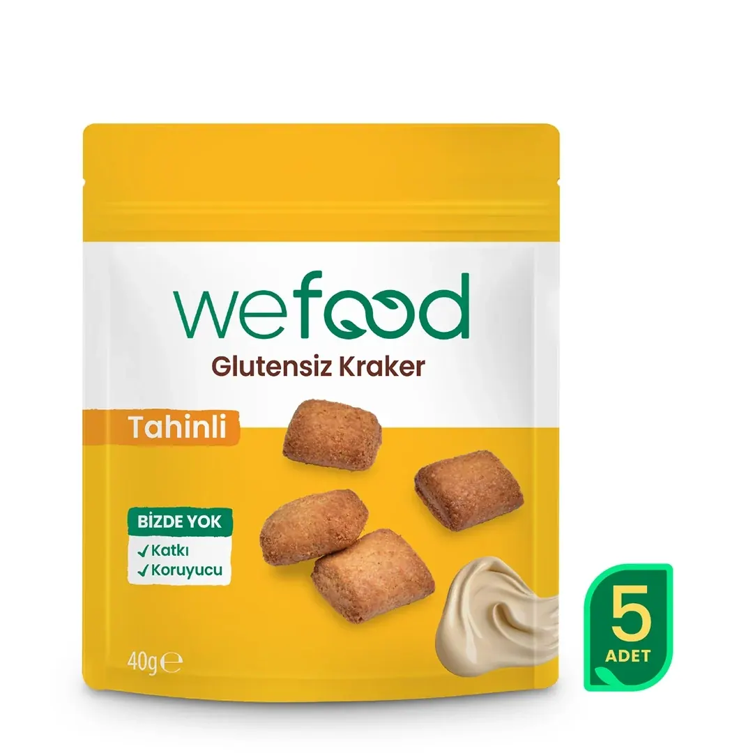 مقرمشات الطحينة من Wefood 40 غرام (5 عبوات)