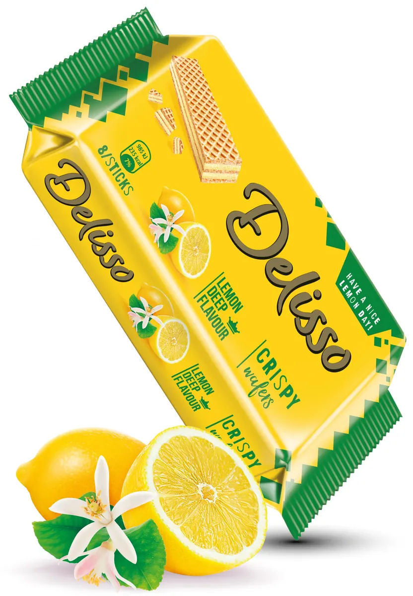 Delisso Lemon Cream Flavour Wafer