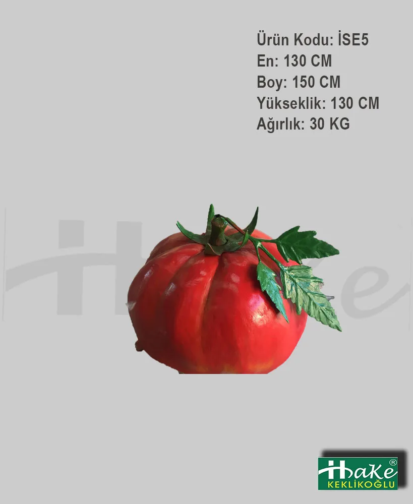 مجسم طماطم 130 سم بأوراق