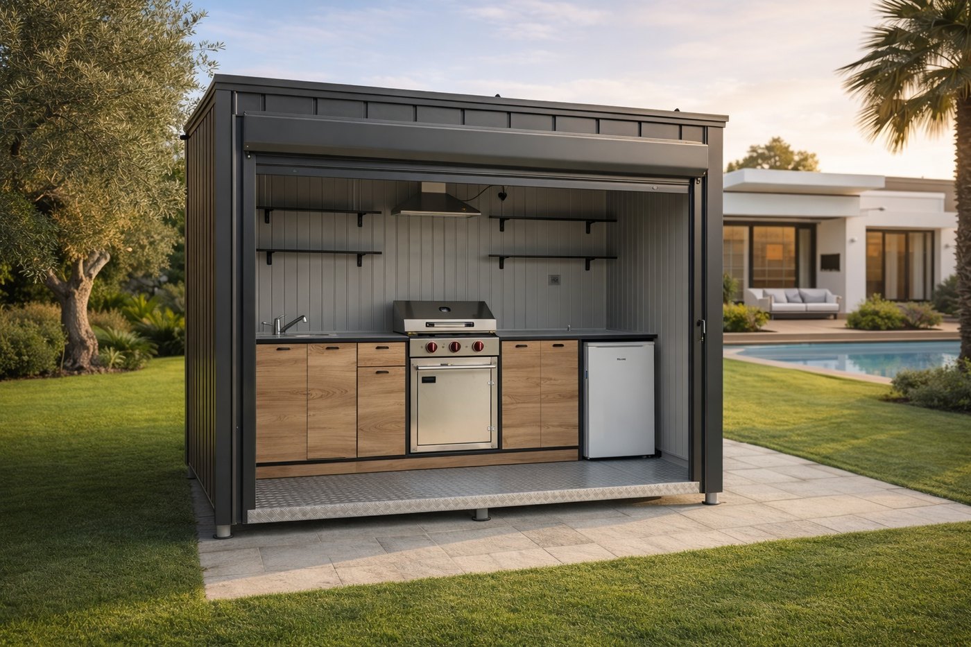 مطبخ خارجي (OUTDOOR KITCHEN)