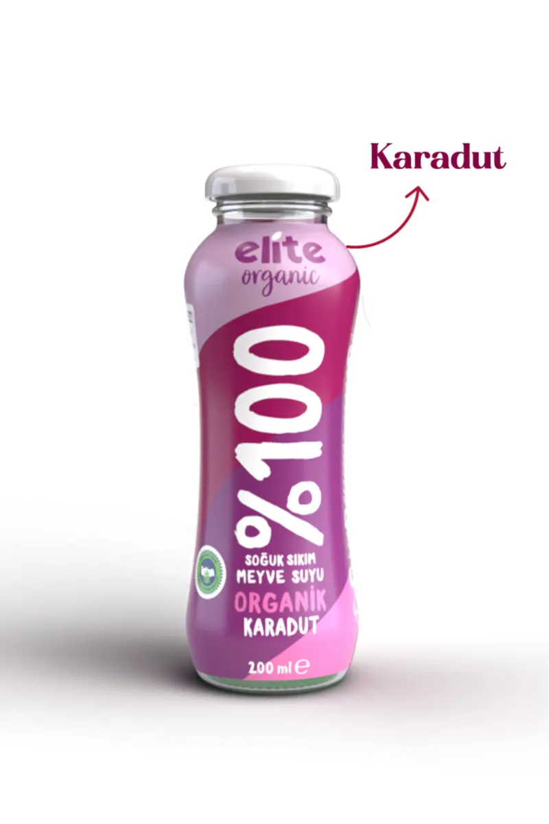 عصير توت أسود عضوي Elite Naturel 200 مل