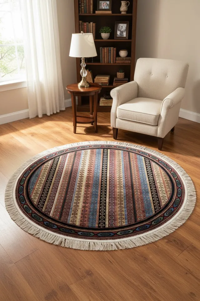 سجادة بامبو دائرية Quality Carpet 5165A