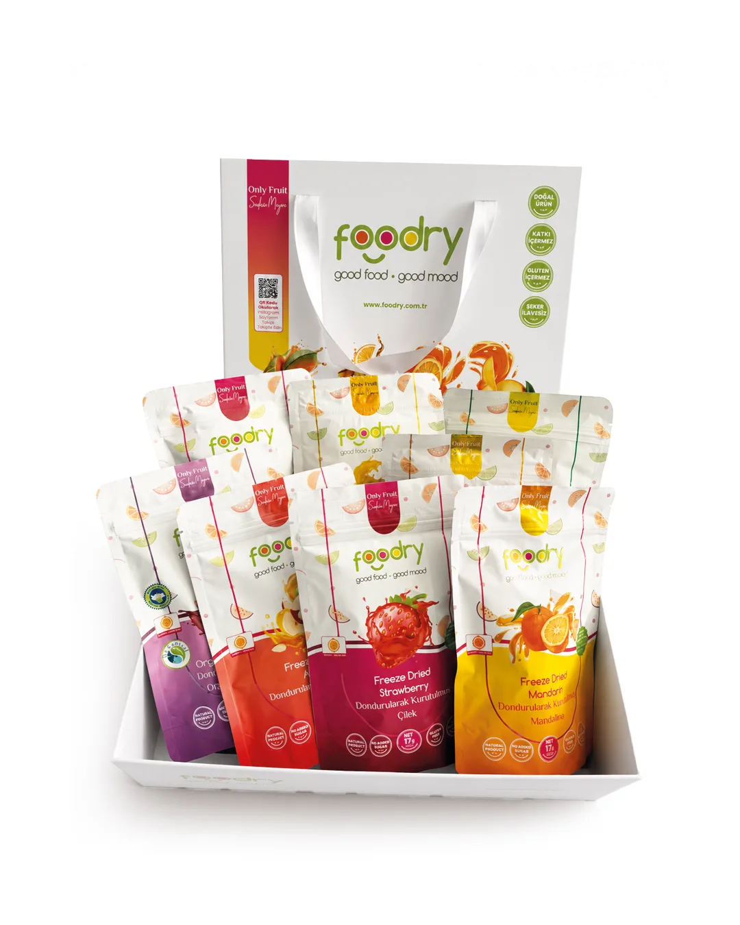 Foodry Freeze-Dried Fruit Collection 8 Pack