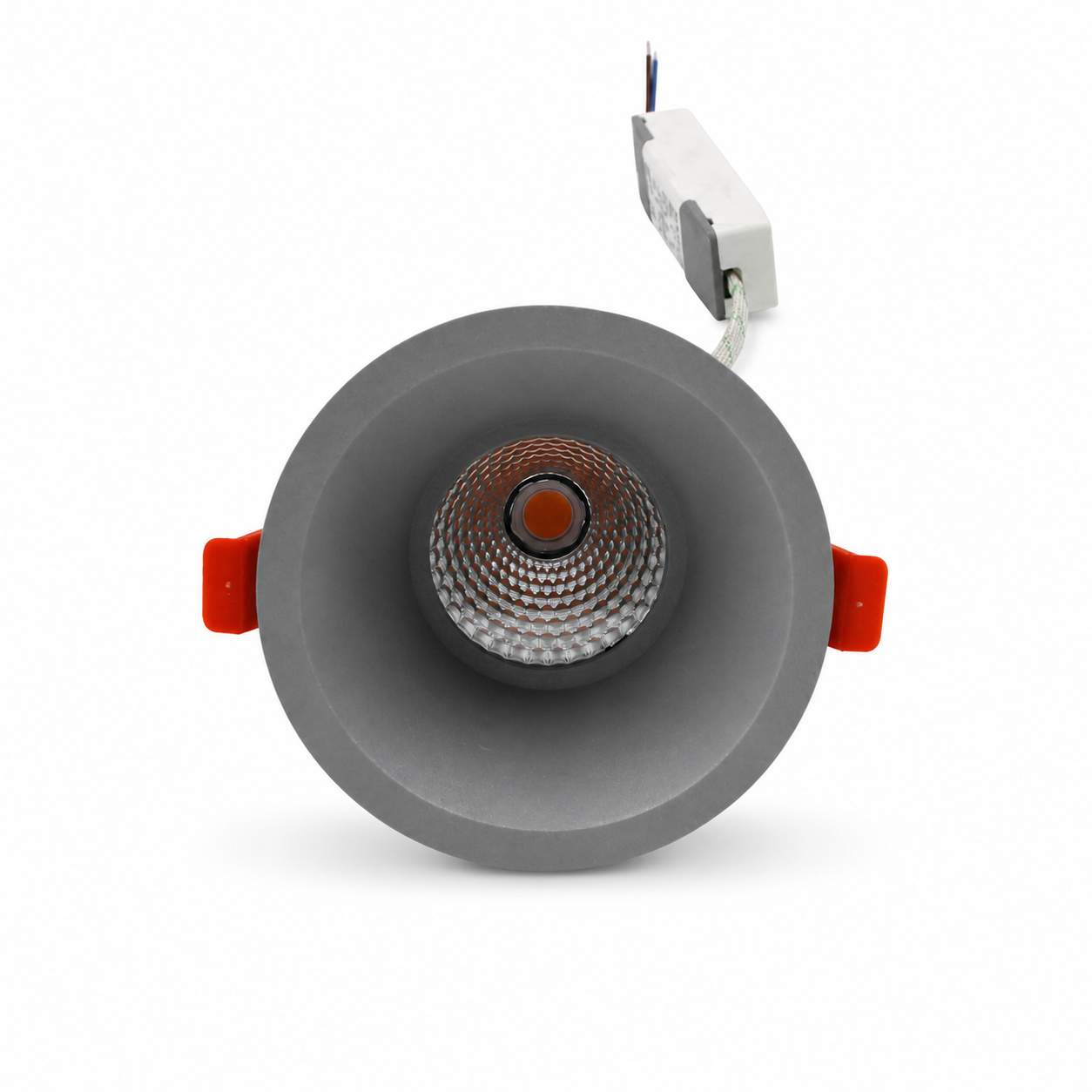 سبوت COB LED مدمج عاكس Baffle رمادي