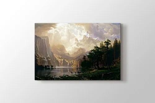 Among the Sierra Nevada Mountains California canvas wall art