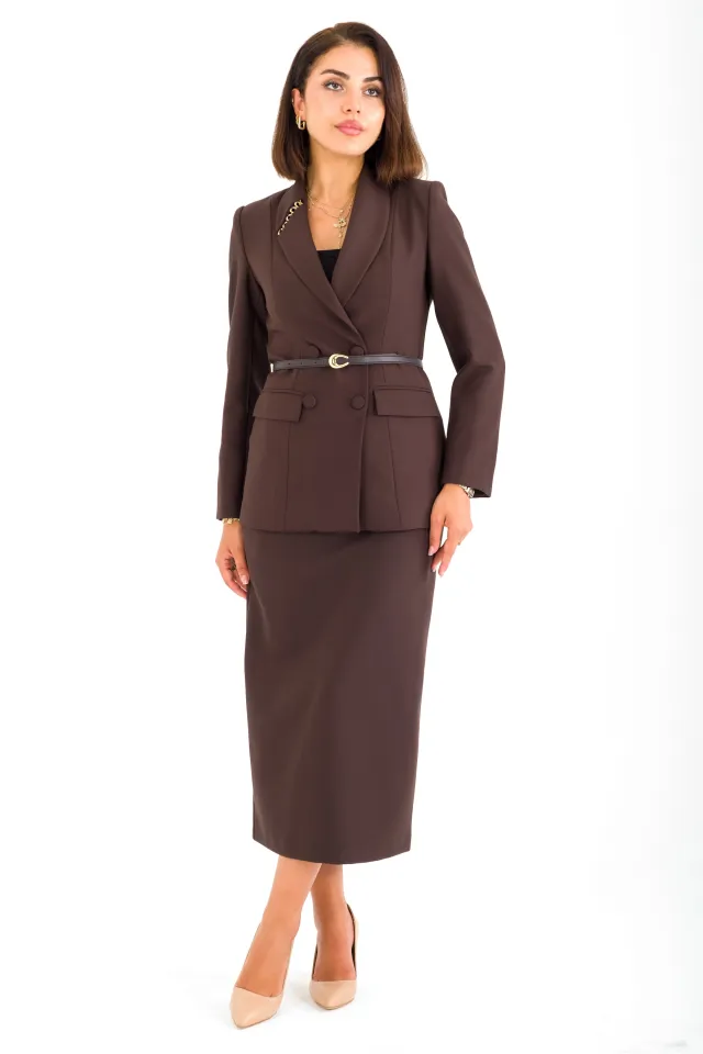 LAKE Brown Office Suit