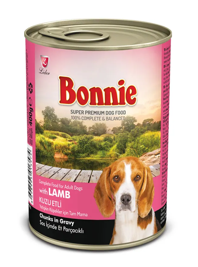 Bonnie بالغنم معلّب طعام كلاب بالغة