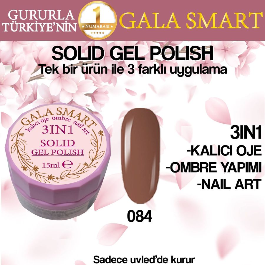 GALA SOLID GEL POLISH 15 ML NO 084