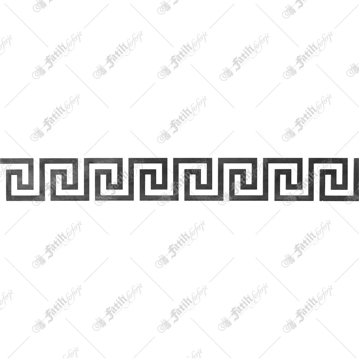 Laser-cut iron motif KM-01204