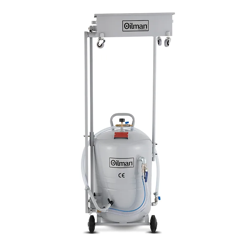 YBT/90 T oil drainer with basin