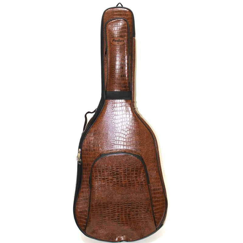 Leather acoustic guitar case PN0057