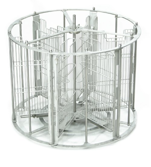 Motorized Stainless Honey Extractor IA 117-4-A 6 Frames