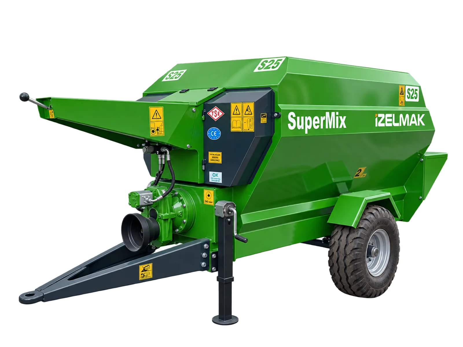 S25 horizontal feed mixer 2.5 m³
