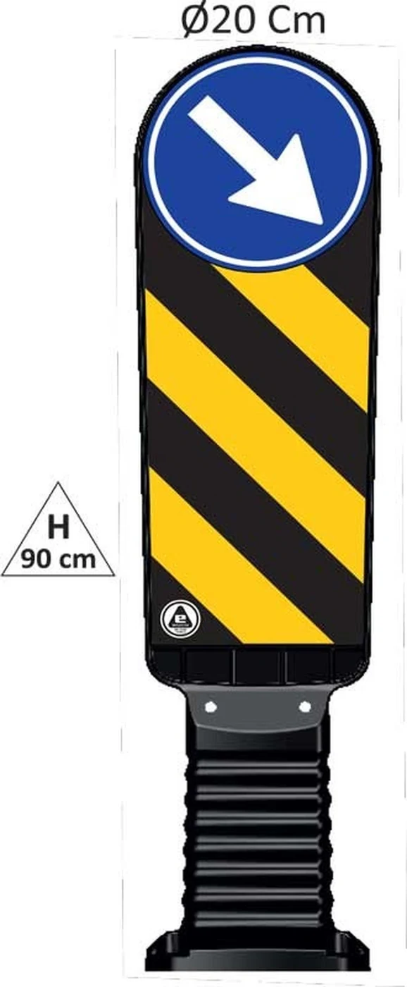 Flexible Median Head Signs 12254 UB R