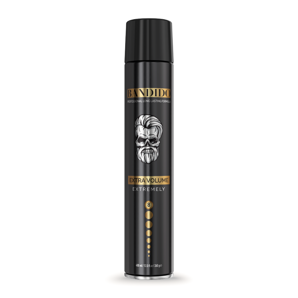 Extra-strong black hair spray, 400 ml