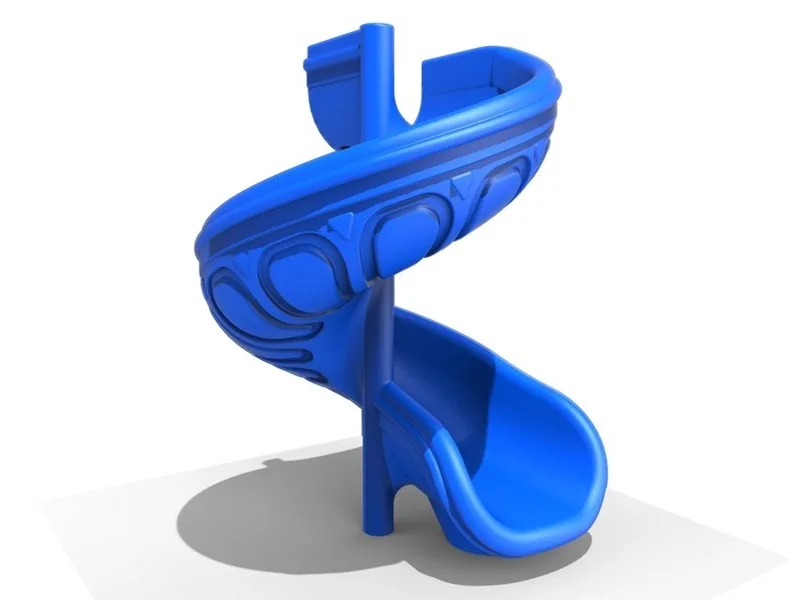 Plastic spiral slide 150 cm high 3807