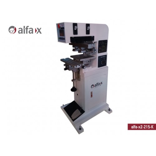 P2 90-250 Two-Color Closed-Cup Pad Printing Machine with Moving Head
