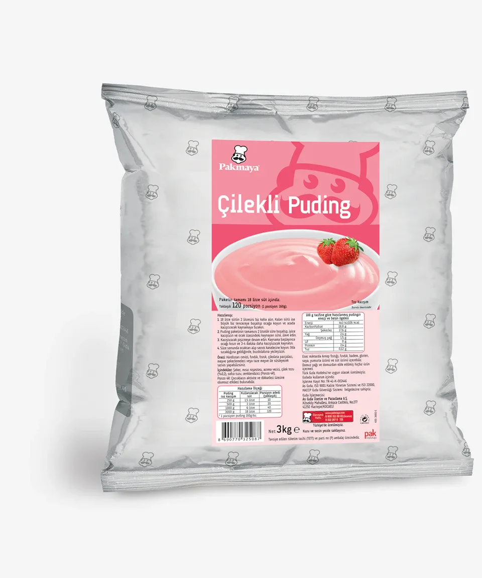 Strawberry pudding