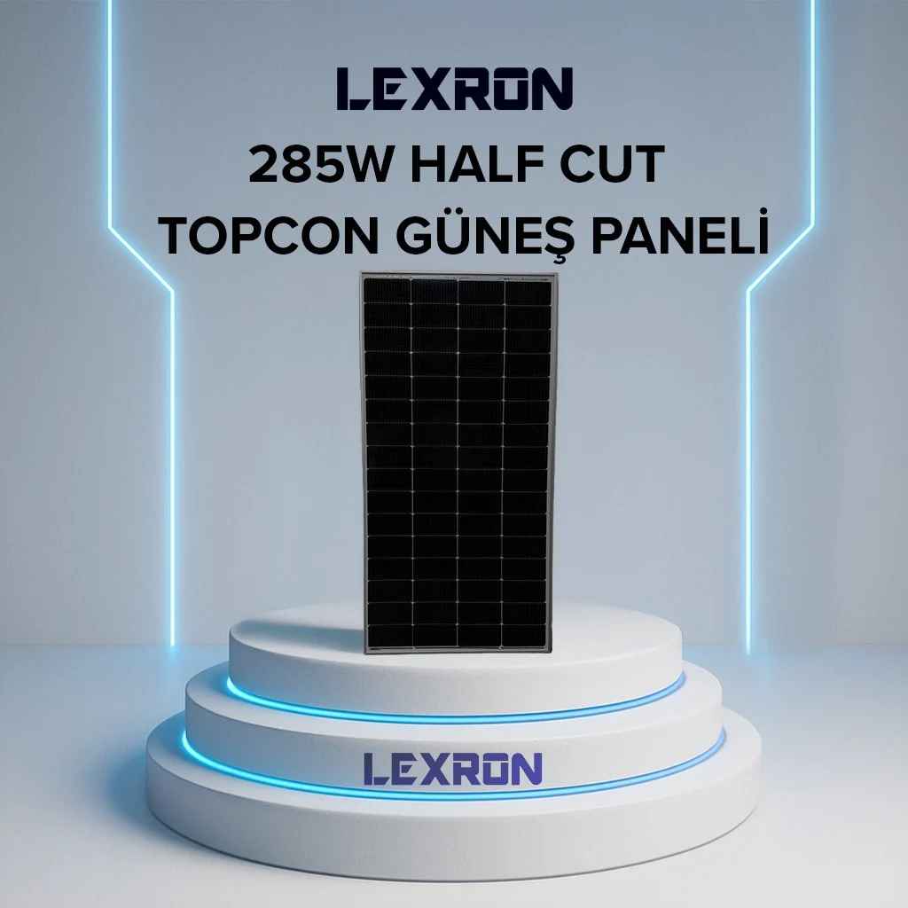 LEXRON 285W 16BB Half-Cut Mono Solar Panel