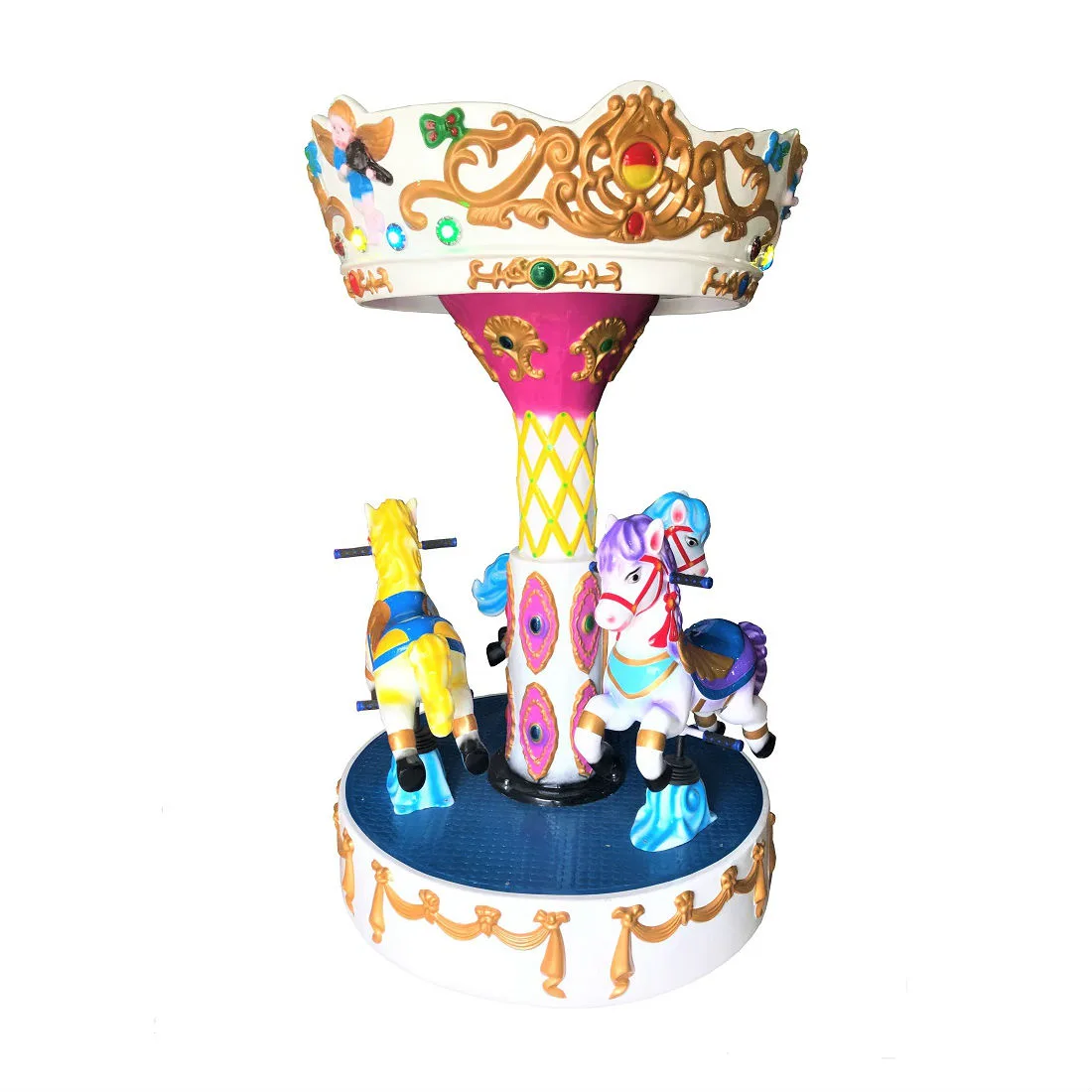 3-seat horse carousel